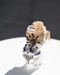 Adelita Corazon Candle, Platinum -Home Furnishings gaddray 62a2895