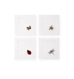 Insetti Cocktail Napkin Set -Home Furnishings insetti cocktail napkins silo insects copy
