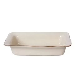 Cantaria Rectangular Baker 34 Cantaria Rectangular Baker -Home Furnishings large ivory