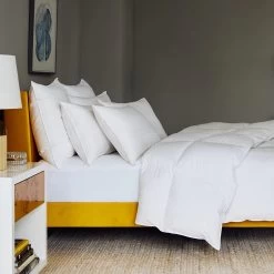 Lucerne Hungarian White Goose Down Sleeping Pillow -Home Furnishings lucerne pillow scandiahome hungarianwhitedown 4 web