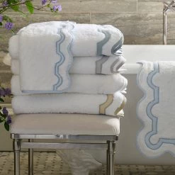 Mirasol Bath Towels, Tub Mats + Shower Curtain