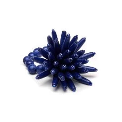 Navy Desert Palm Wood Napkin Ring