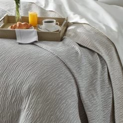 Ondate Coverlet + Shams -Home Furnishings ondatecloseup
