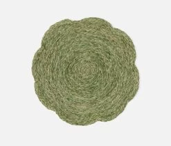 Vera Pale Green Flower Placemat