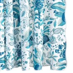 Pomegranate Shower Curtain -Home Furnishings pomegranateprussianbluesc