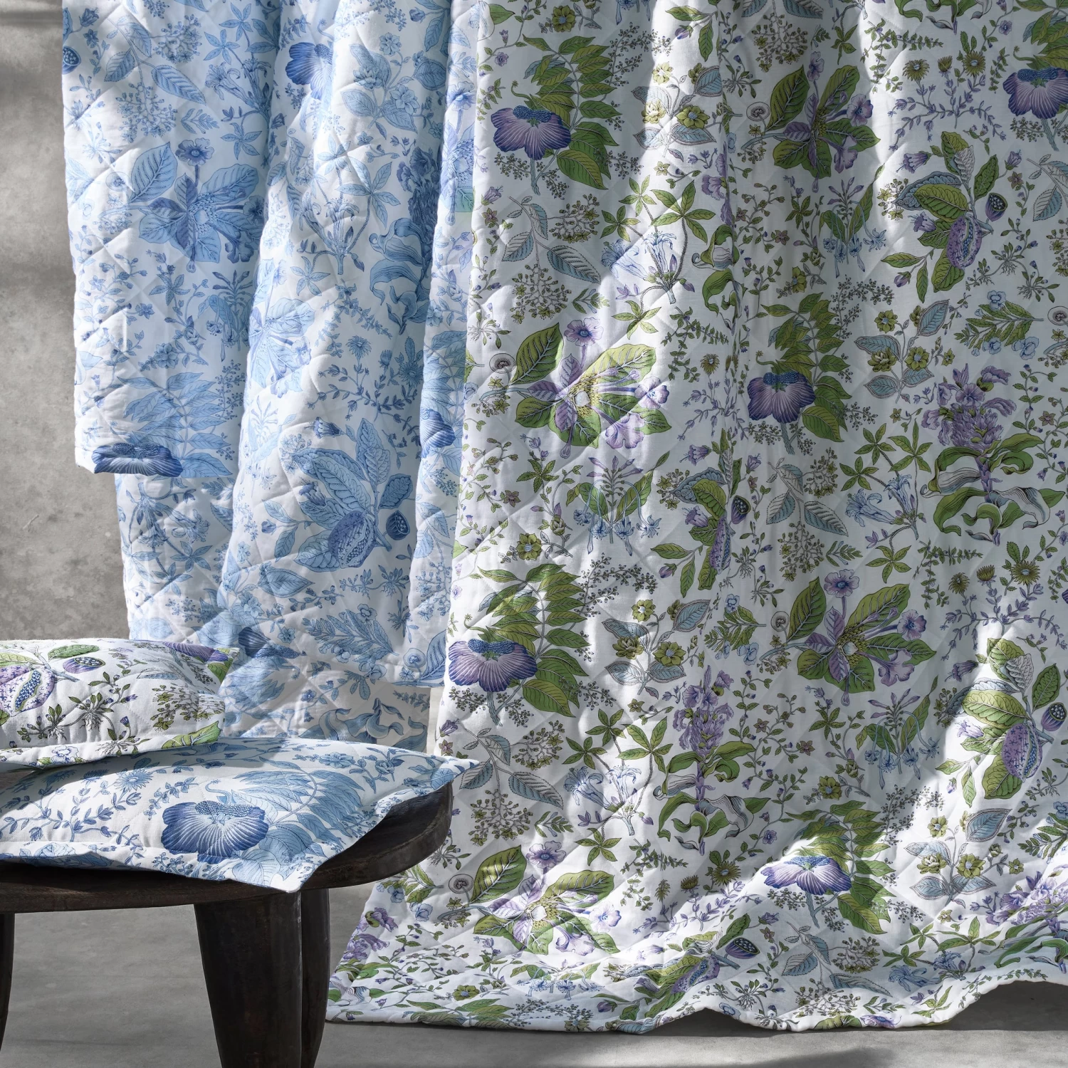 Pomegranate Linen Quilted Coverlets + Shams 2 Pomegranate Linen Quilted Coverlets + Shams - Image 2