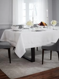 Reece Linen Tablecloth -Home Furnishings reece portrait silver copy