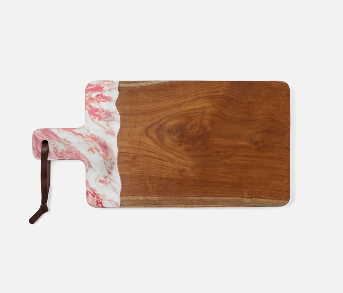 Austin Pink Swirled Teak Serving Board 4 Austin Pink Swirled Teak Serving Board - Image 4