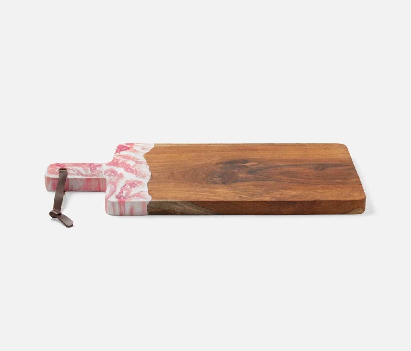 Austin Pink Swirled Teak Serving Board 5 Austin Pink Swirled Teak Serving Board - Image 5
