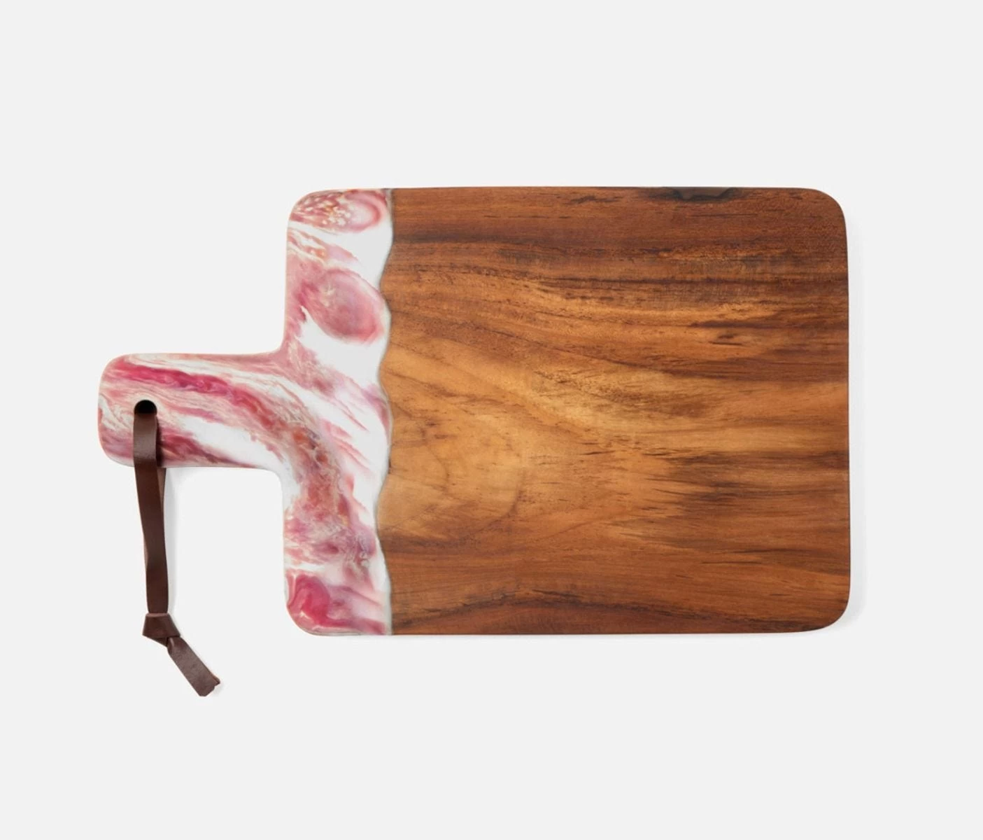 Austin Pink Swirled Teak Serving Board 7 Austin Pink Swirled Teak Serving Board - Image 7