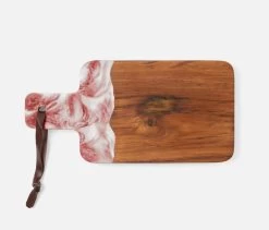 Austin Pink Swirled Teak Serving Board 21 Austin Pink Swirled Teak Serving Board -Home Furnishings serausti pnk brsm m0