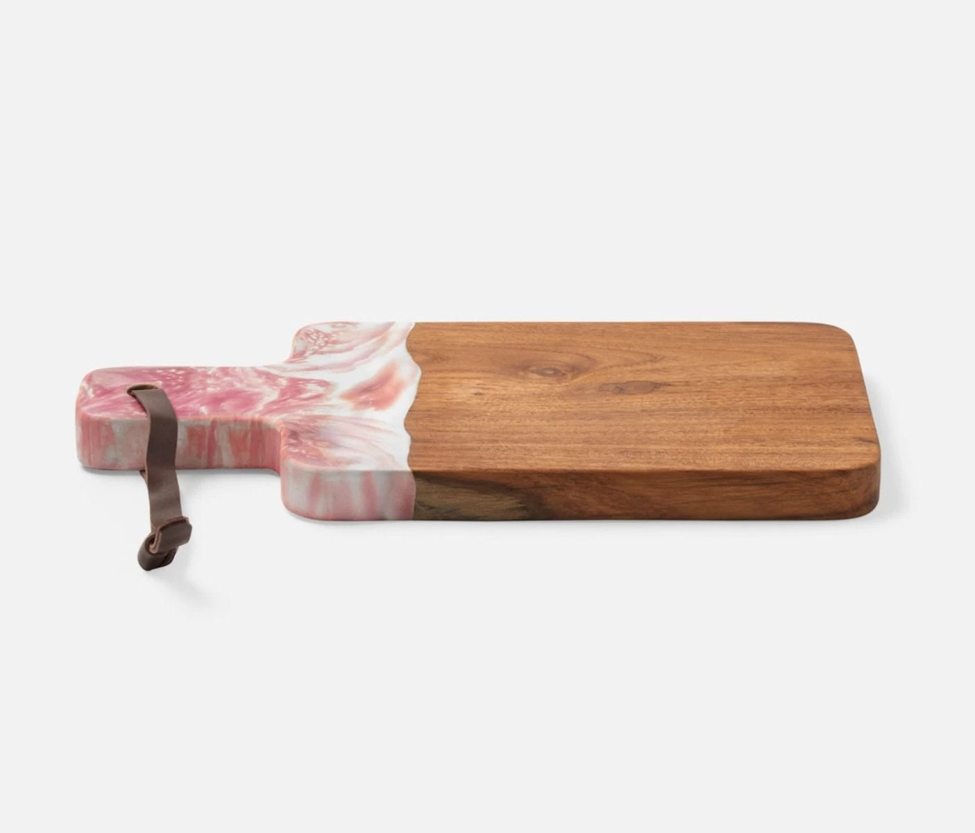 Austin Pink Swirled Teak Serving Board 11 Austin Pink Swirled Teak Serving Board - Image 11