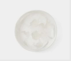 Hugo White Swirled Serving Bowls -Home Furnishings serhugo wht lgb m2