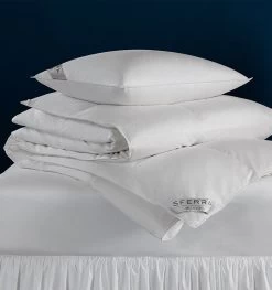 Buxton European White Goose Down Pillow -Home Furnishings sferra buxton down stack main 1 1