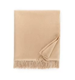 Dorsey Cashmere Throw -Home Furnishings sferra dorsey throw 11030 almond silo 1 1