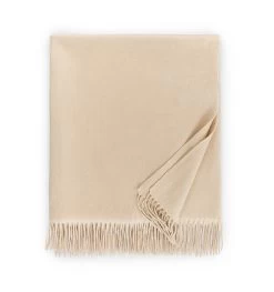Dorsey Cashmere Throw -Home Furnishings sferra dorsey throw 11030 champagne silo 1