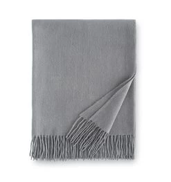 Dorsey Cashmere Throw -Home Furnishings sferra dorsey throw 11030 silver silo 1