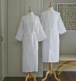 Edison Robe -Home Furnishings sferra edison bath robe waffle weave 77330robe main