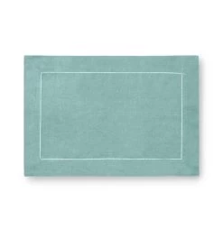 Festival Placemats -Home Furnishings sferra festival set of four placemats 902s4obpm aqua silo 1 1
