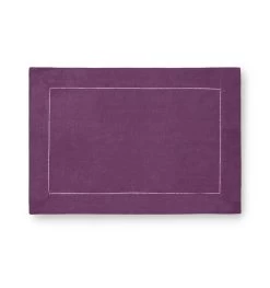 Festival Placemats -Home Furnishings sferra festival set of four placemats 902s4obpm aubergine silo 1 1