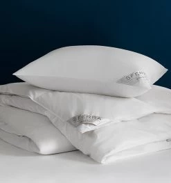 Somerset Polish White Goose Down Pillow -Home Furnishings sferra somerset down stack main 1