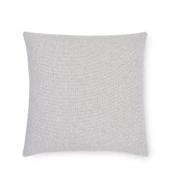Terzo Cotton Throw + Decorative Pillow -Home Furnishings sferra terzo decorative pillow 9710.22x22 mushroom silo