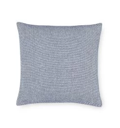 Terzo Cotton Throw + Decorative Pillow -Home Furnishings sferra terzo decorative pillow 9710.22x22 navy silo