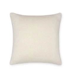 Terzo Cotton Throw + Decorative Pillow -Home Furnishings sferra terzo decorative pillow 9710.22x22 sand silo