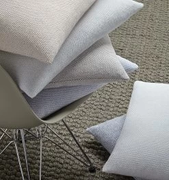 Terzo Cotton Throw + Decorative Pillow -Home Furnishings sferra terzo pillow stack main2