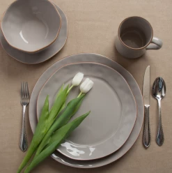 Cantaria Dinnerware, Greige