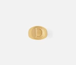 Clark Signet Napkin Ring In Gold -Home Furnishings tacclark d npk m0 2