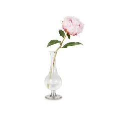 Footed Glass Vase