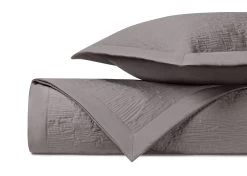 Wave Quilted Coverlet And Shams